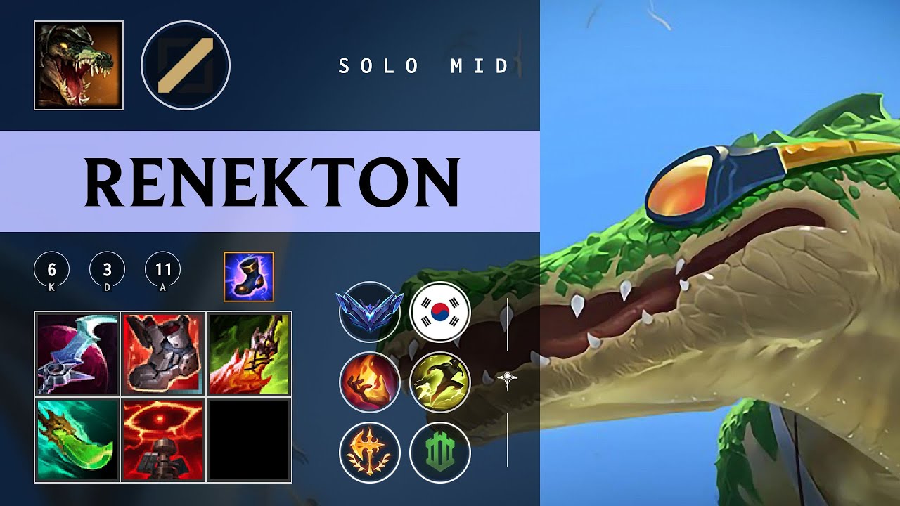 Renekton Mid vs Irelia - KR Diamond Patch 26.01