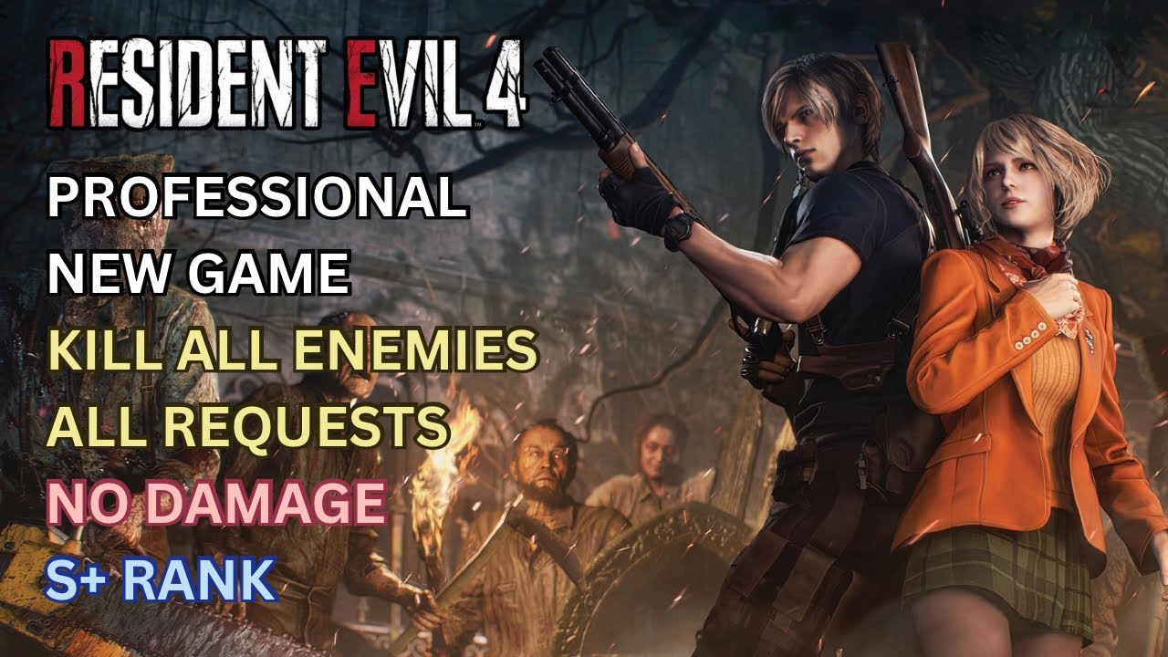 Resident Evil 4 Remake - Kill All Enemies, Professional, No Damage, S+ Rank