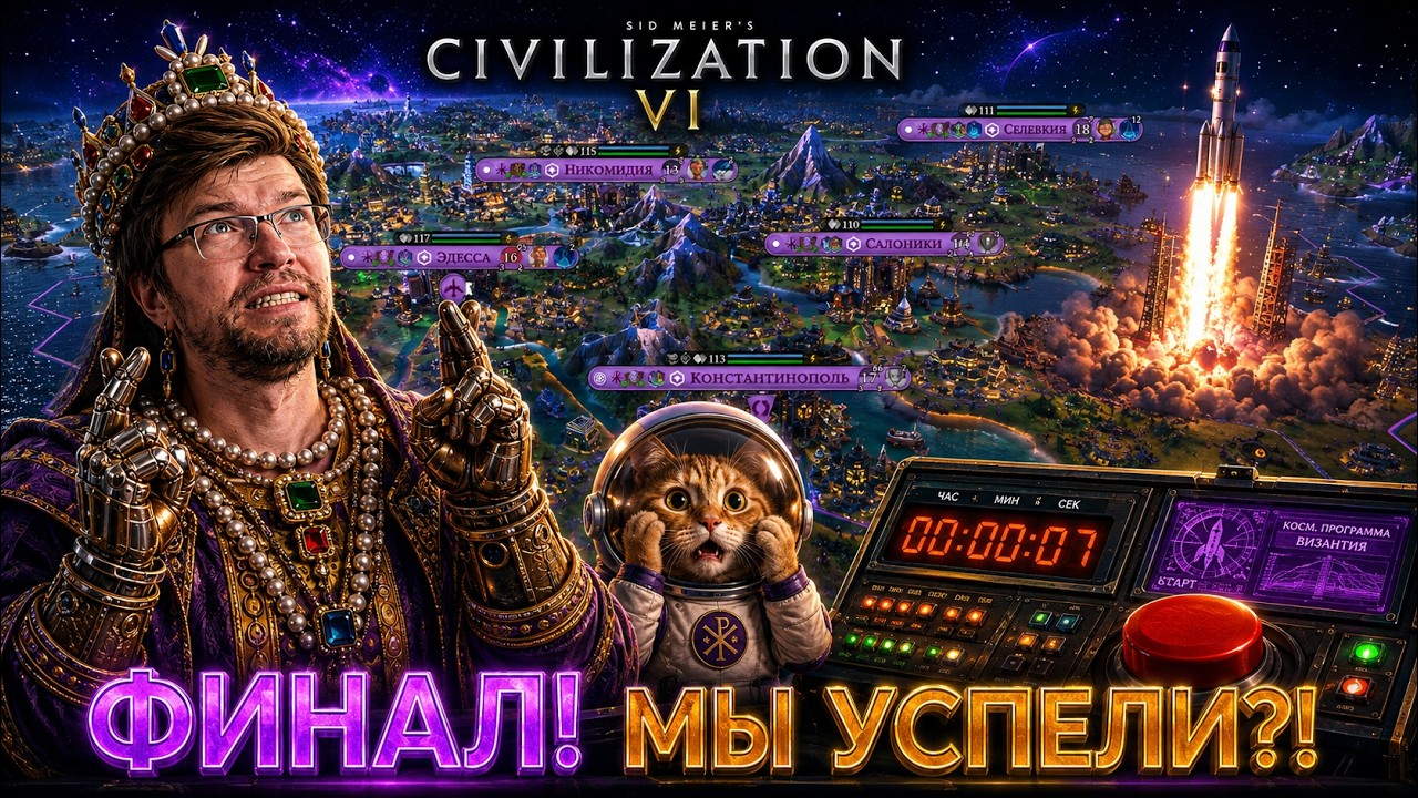 МЫ ИЛИ ОНИ?! СУМАСШЕДШИЙ ФИНАЛ КОСМИЧЕСКОЙ ГОНКИ. Серия №19 | ЦИВИЛИЗАЦИЯ 6