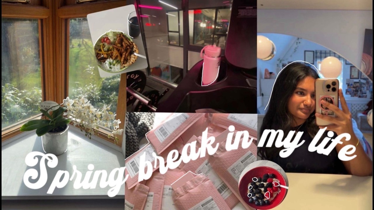 SPRING BREAK IN MY LIFE / cooking, packages, gym, mall, friends, busy week
