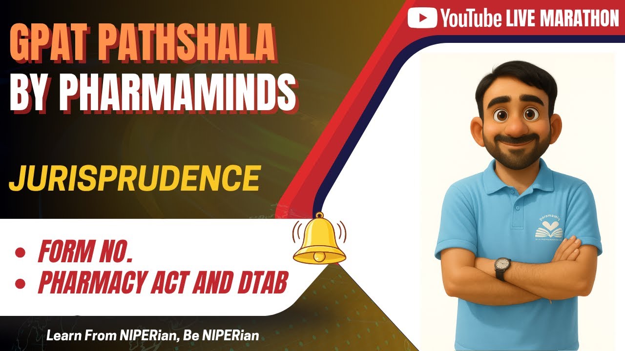 FORM NO.| DTAB | PHARMACY ACT 1948 |JURISPRUDENCE | GPAT PATHSHALA | Pharmaminds #gpat #niperjee