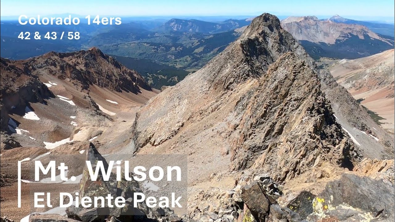 Colorado 14ers | El Diente Peak and Mt. Wilson | Cinematic Hike | 4K