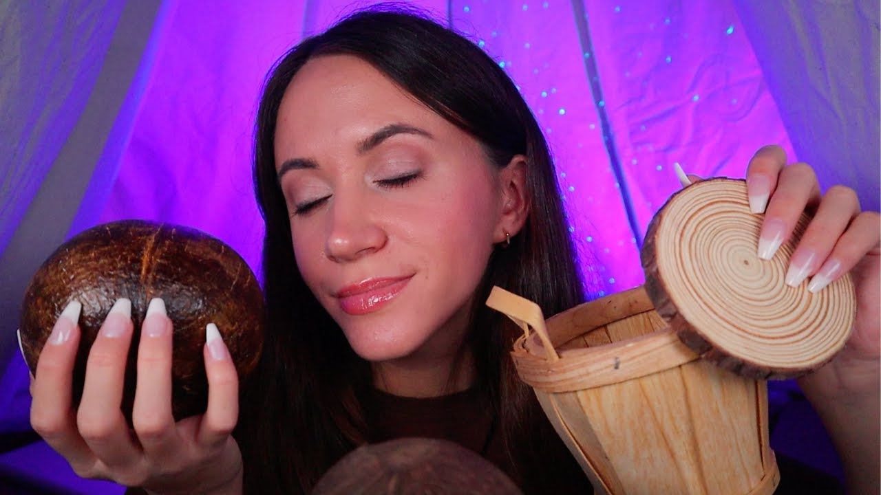 ASMR / Wooden Triggers For Deep Sleep (tapping & scratching)
