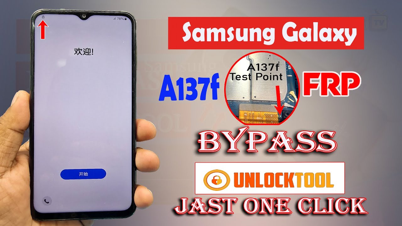 Samsung Galaxy A137f Frp Bypass Unlock Tool 100% Done