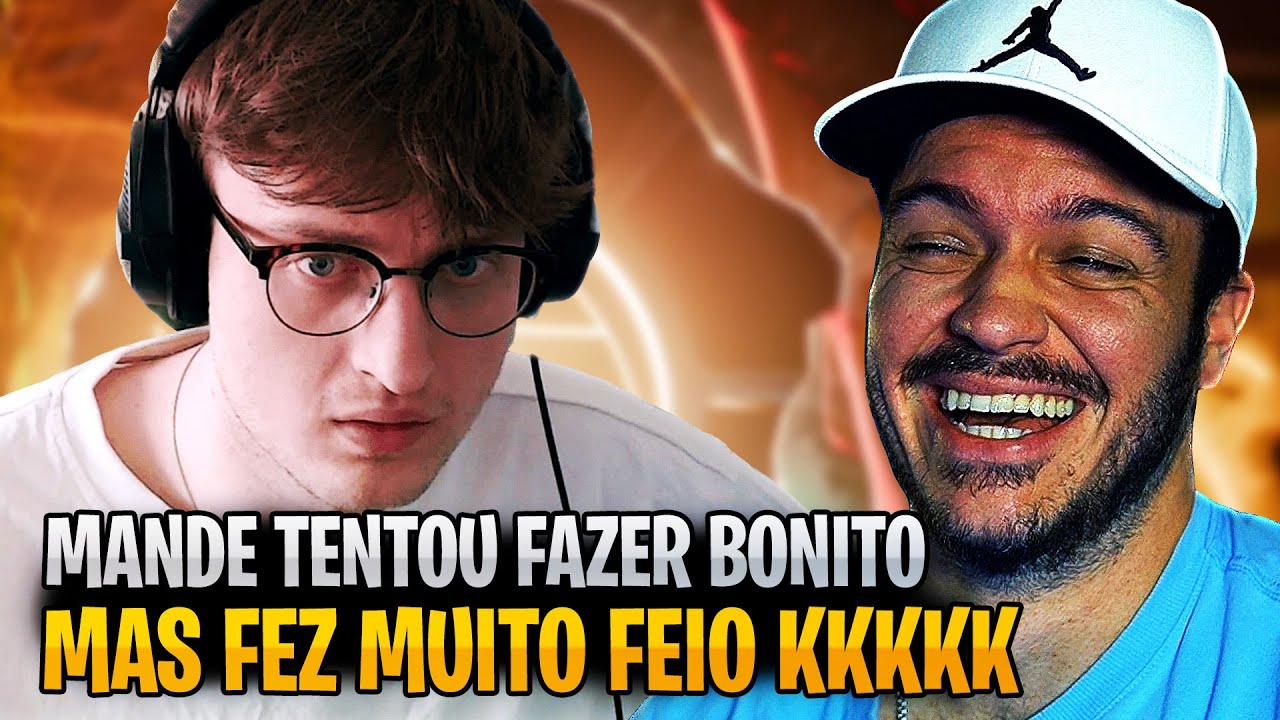 APEX REACT | O Mande MORREU tentando dar um TRICKSHOT IMPOSSÍVEL! 🤣🤣🤣