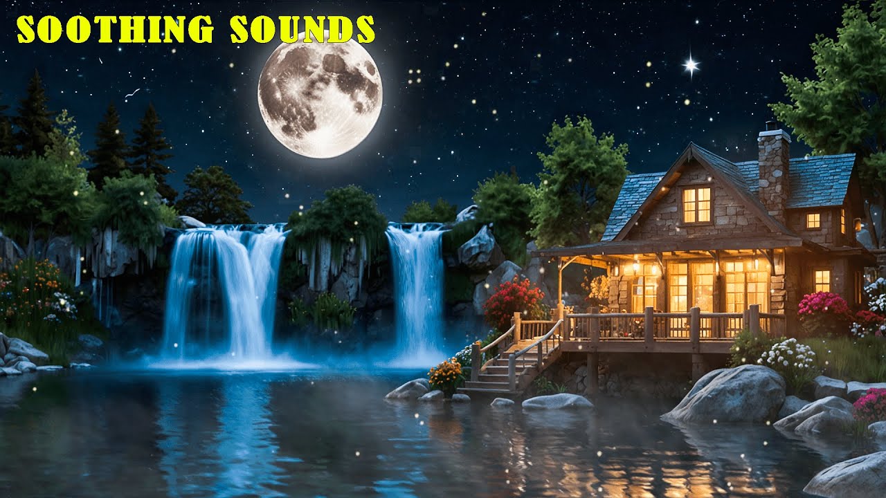 Relaxing Sleep Music | Piano & Flowing Water Ambience
