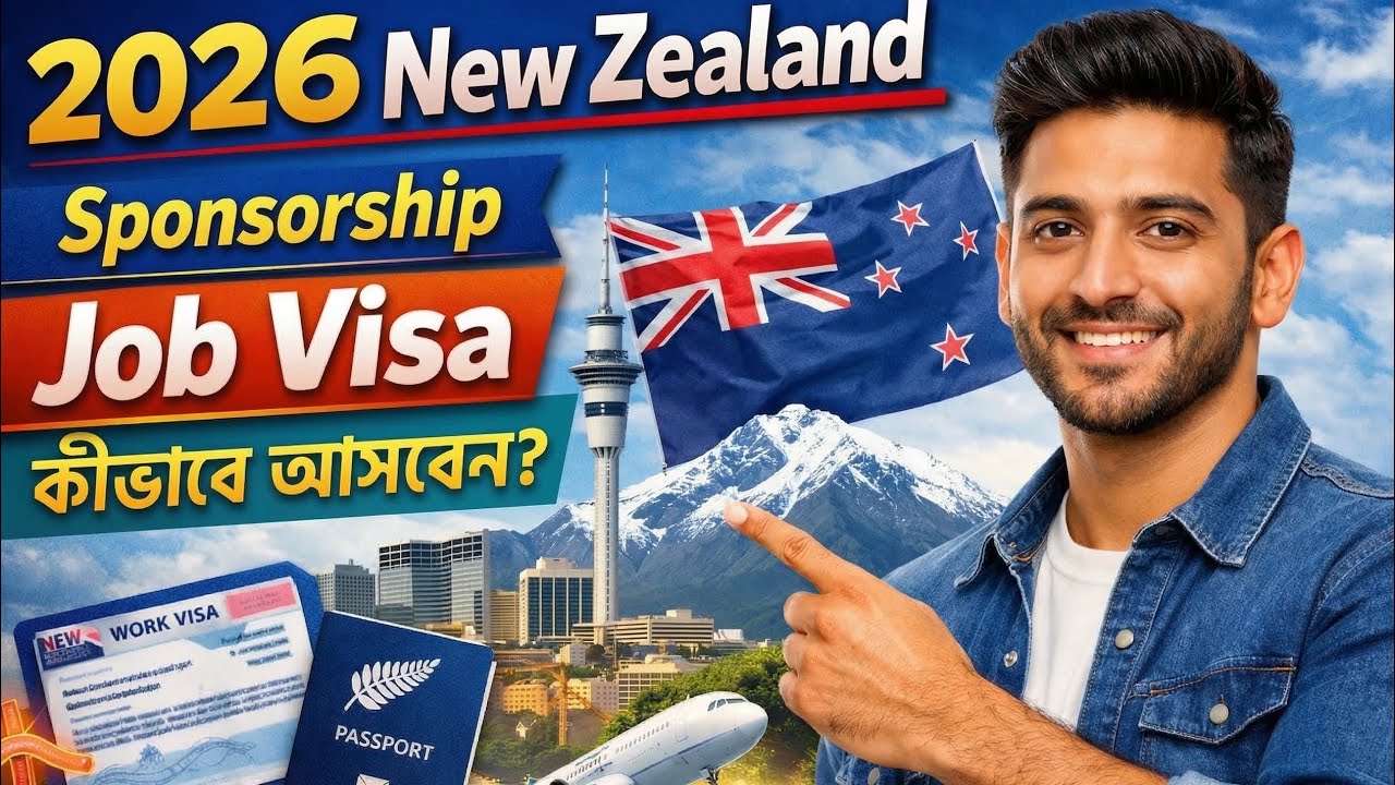 ২০২৬ সালে New Zealand Visa Sponsorship Job | বাংলাদেশ থেকে সরাসরি জব নিয়ে কিভাবে যাবেন?