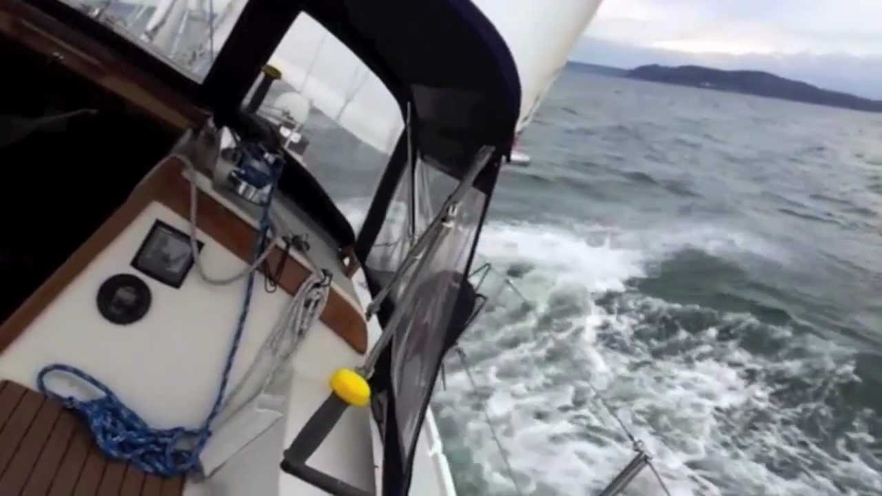 Winter Sailing on Puget Sound/Seattle Catalina 36