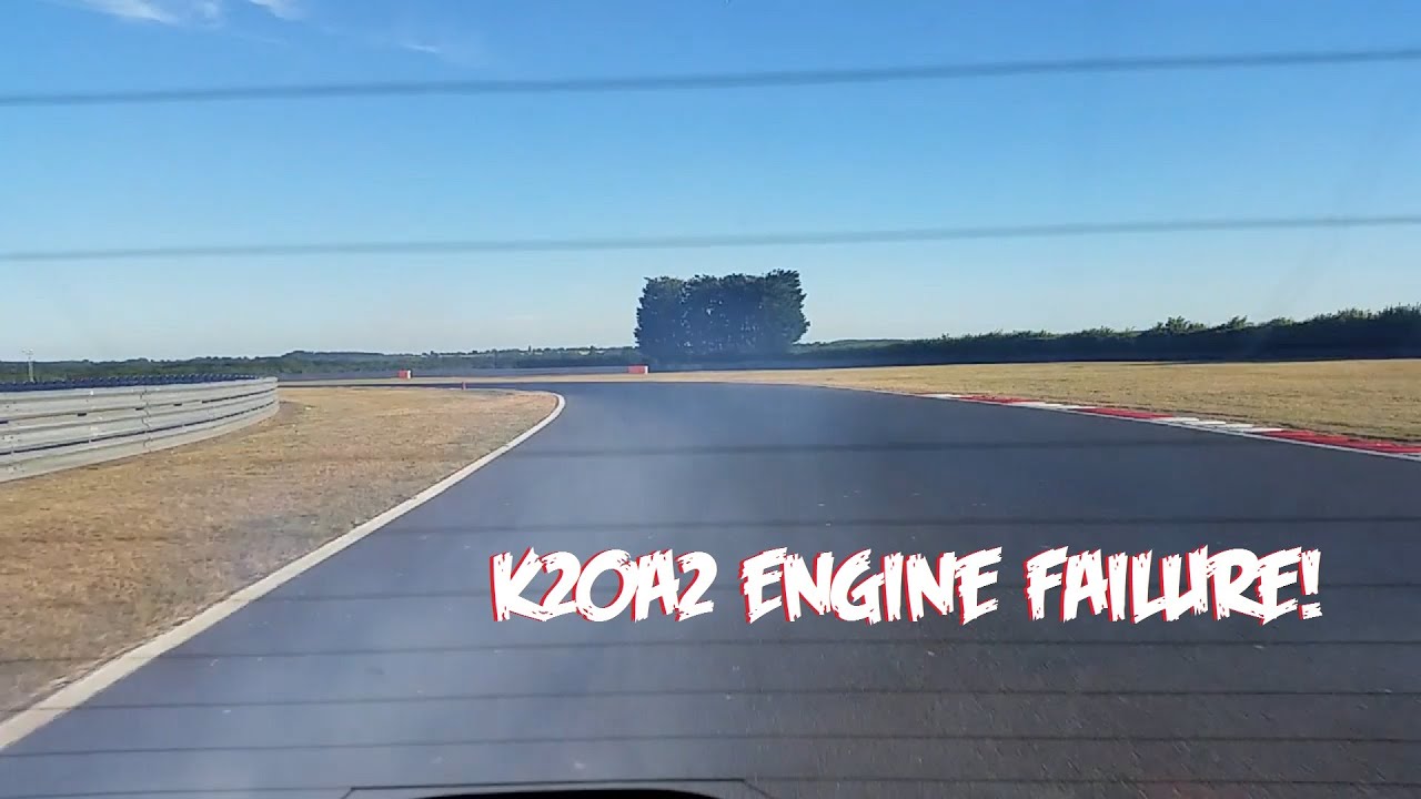 Civic EP3 Type R Snetterton K20 Engine Failure 2/7/18 (Rotrex) Honda