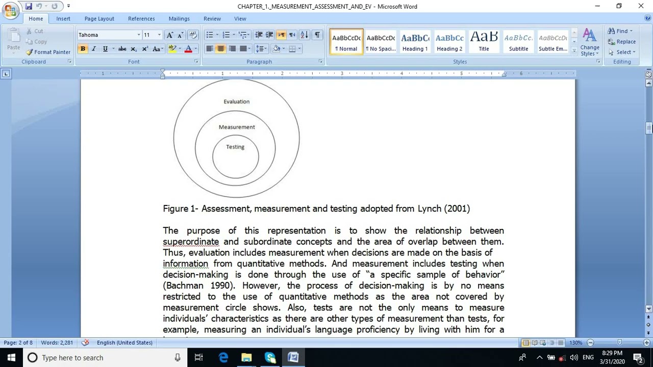 Measurement, Evaluation and Assessment