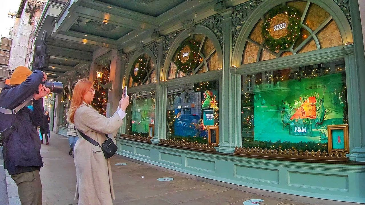 Walking London's GENTLEMAN'S Shopping Street and Fortnum & Mason (Window Shopping)