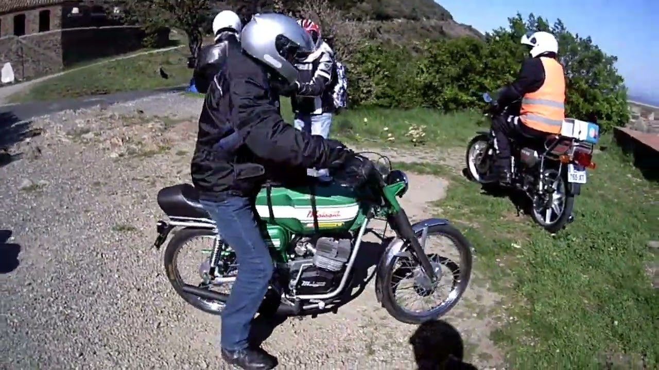 Malaguti Olympique, Gitane Testi ,Zundapp ,Gilera en balade sur la côte Vermeille