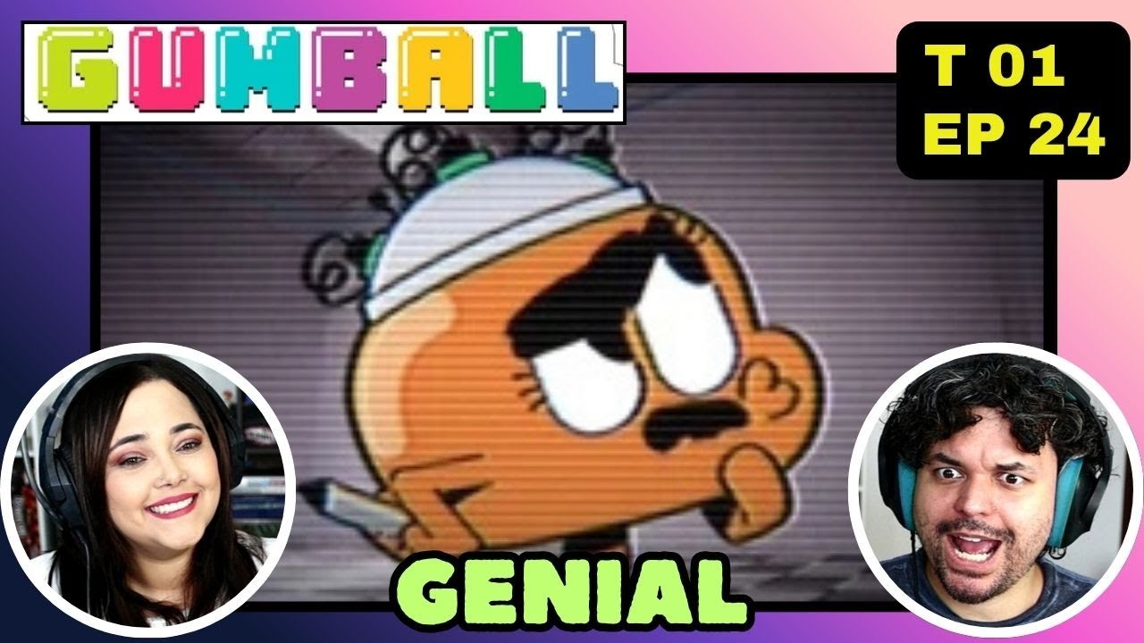 Tentamos entender ‘O Gênio’ e falhamos muito 😂O INCRÍVEL MUNDO DE GUMBALL | Temp. 1 EP. 23 // REACT