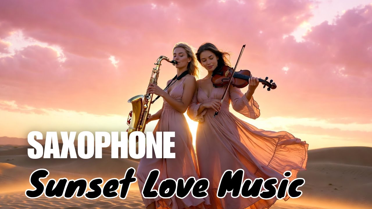 Golden Sunset Saxophone Romantic Relaxing ,