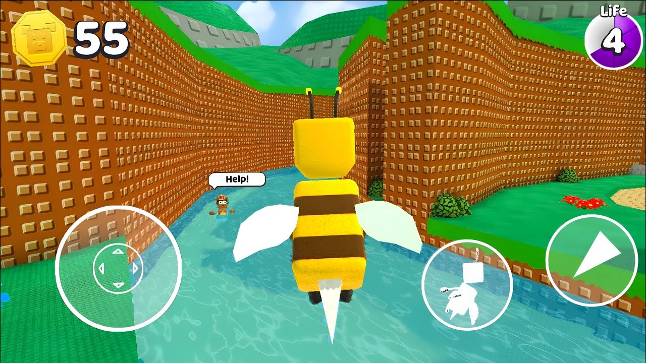 Bees Boss in Secret Places - Super Bear Adventure Gameplay Walkthrough 