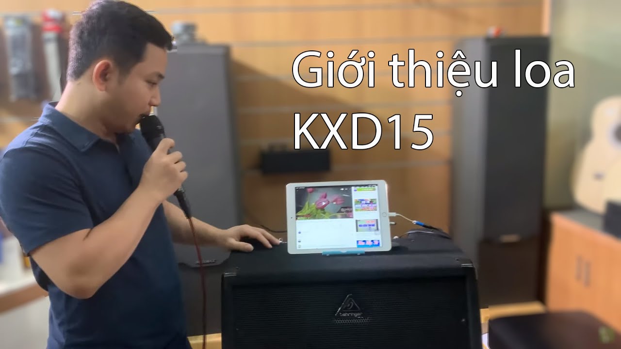 Review loa hãng Behringer KXD15 (Bass 40cm) công suất 600w -  Cắm 9 nhạc cụ, micro - 100 chế độ vang