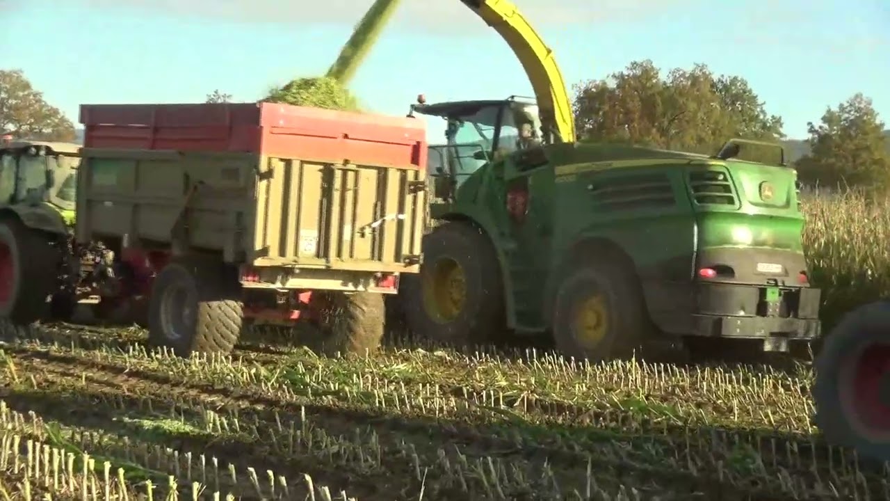 Ensilage mais 2024 avec une autre equipe part 1