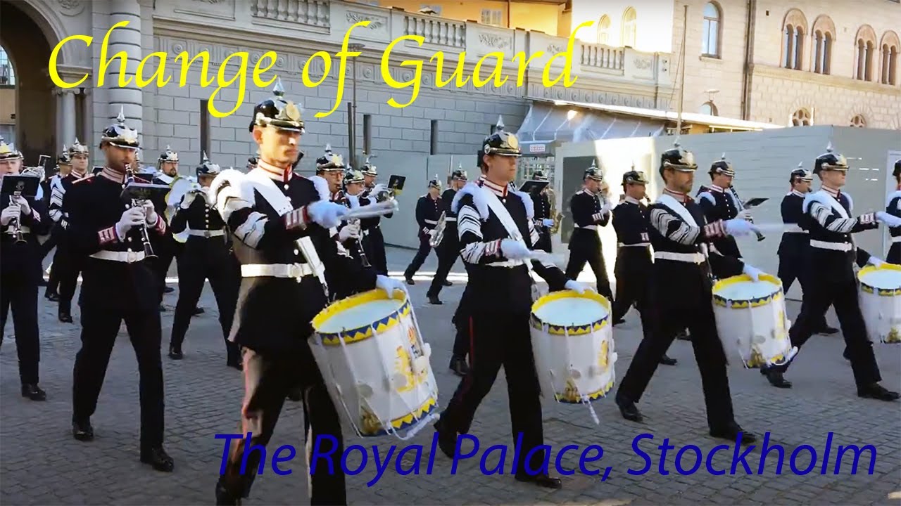 Changing of Guard at the Royal Palace, Stockholm, Sweden