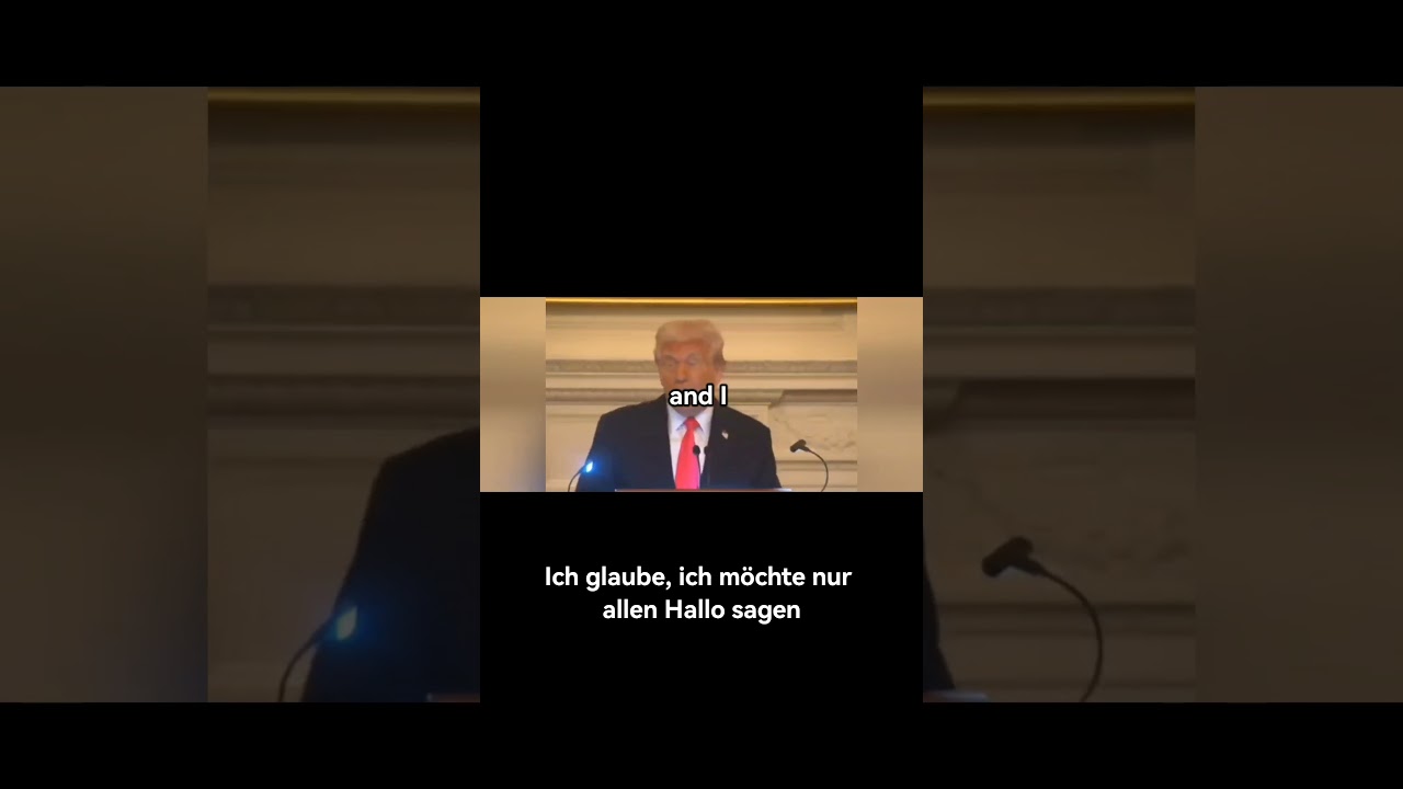 Donald Trump spricht &uuml;ber den Ramadan