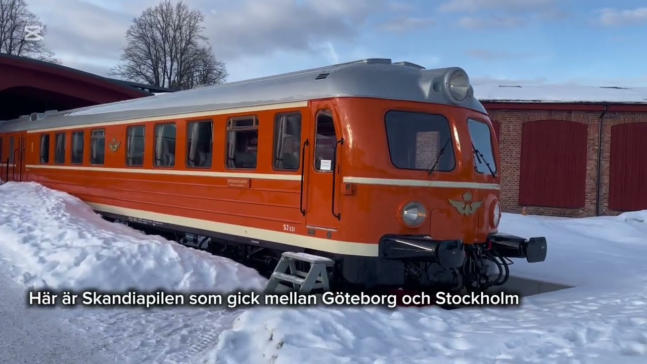Ett besök på Järnvägsmuseet i Gävle Februari 2026