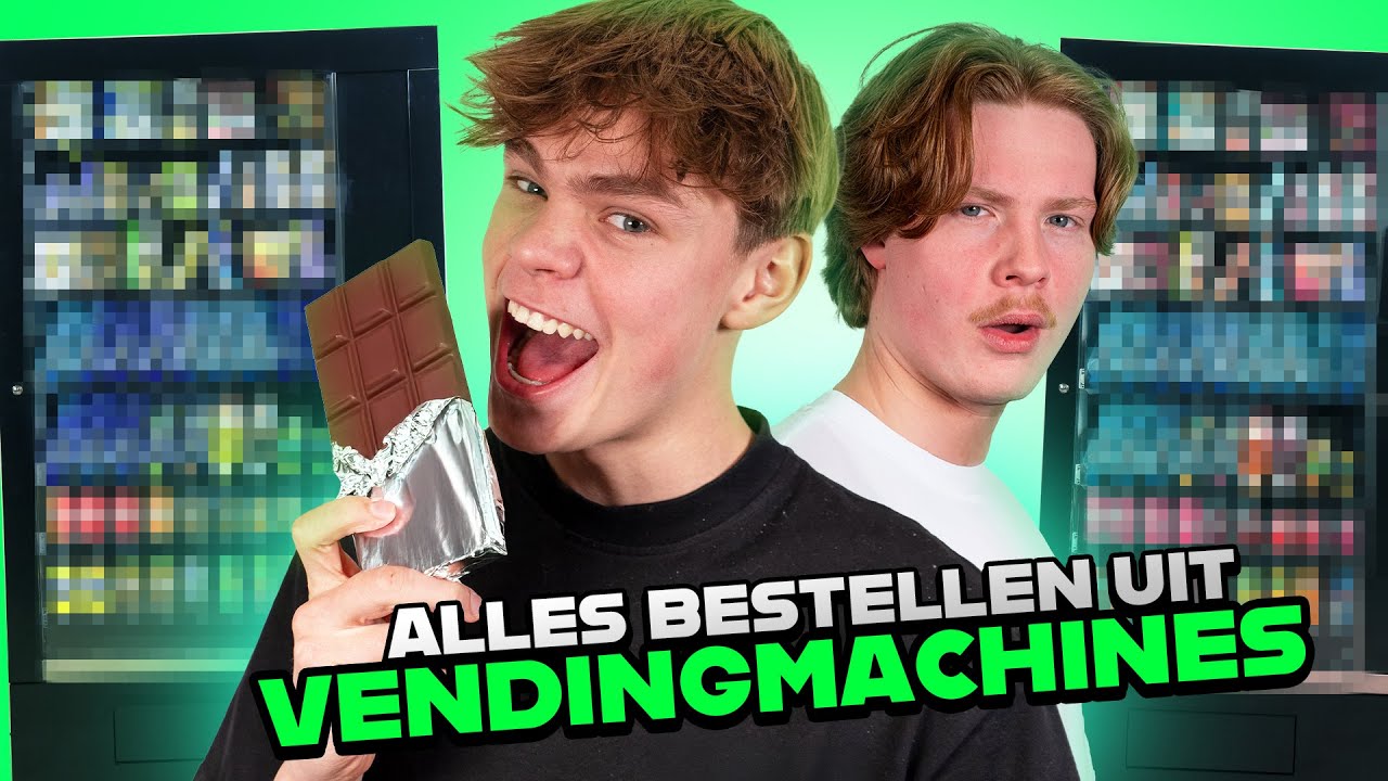 WIJ BESTELLEN ALLES UIT VENDINGMACHINES (Met Simon & Maurice)