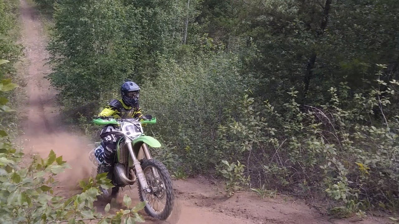 Weekend Fun Dirt Biking in Sand Pit