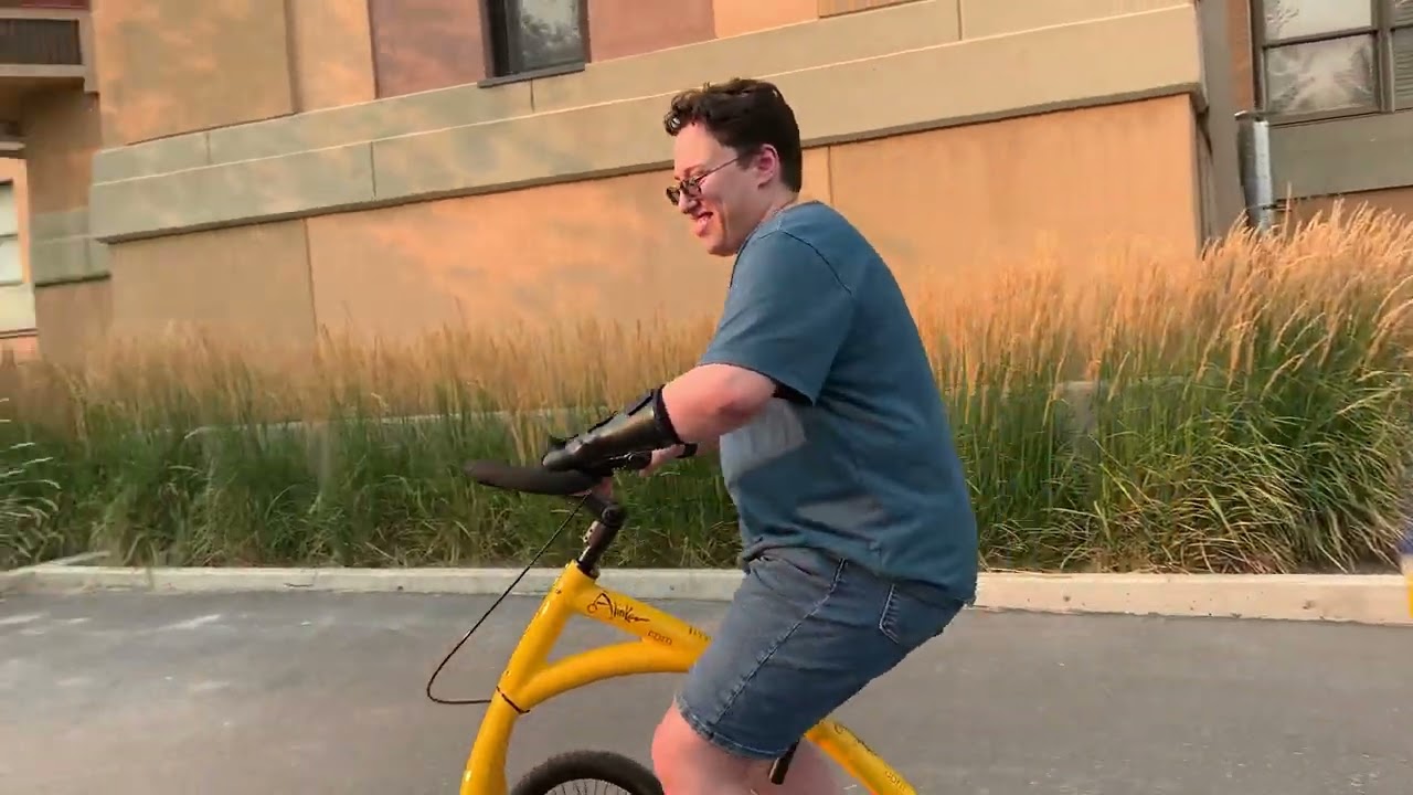 First Ride with the Alinker Walking Bike