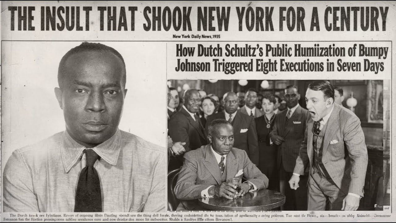 "1935 News: Dutch Schultz's Racial Insult to Bumpy Johnson — 8 Men Dead in a Week
