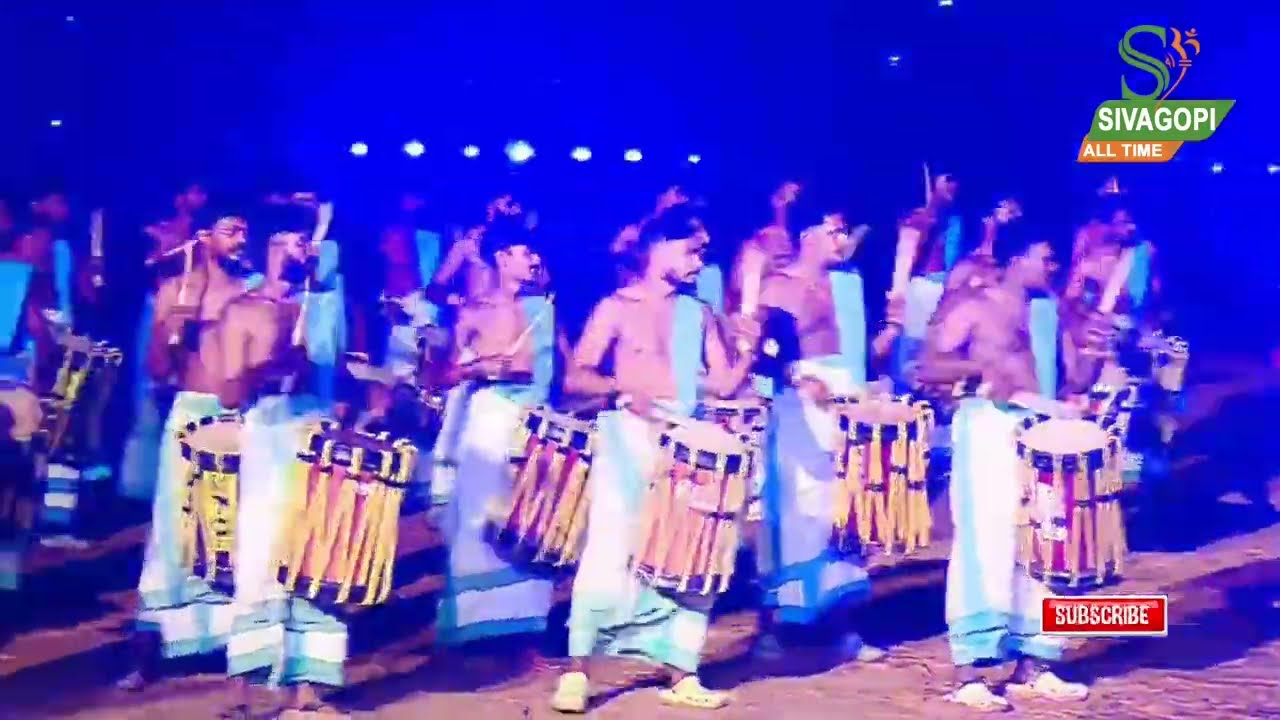 Kerala Traditional Drums | Chenda Melam Performance | Indian Temple Music