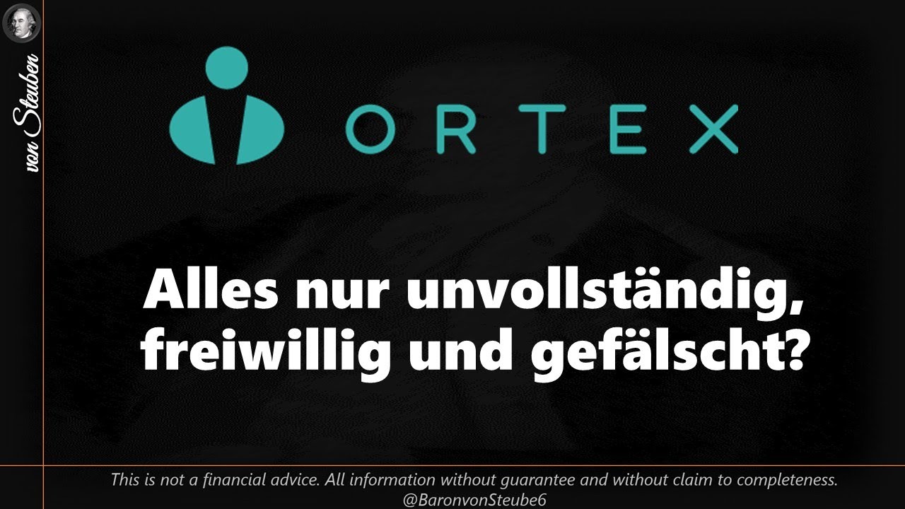 ORTEX und die Zahlen des Short Interest - Daten zu GME und AMC gef&auml;lscht und immer nur 