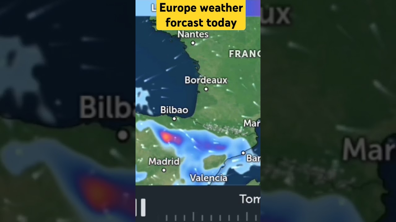 europe weather forecast today 