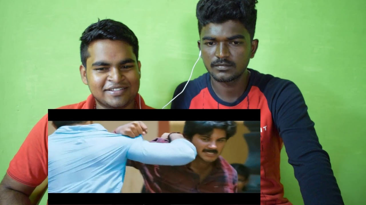vikramadithyan mass fight scene reaction dulquer salman