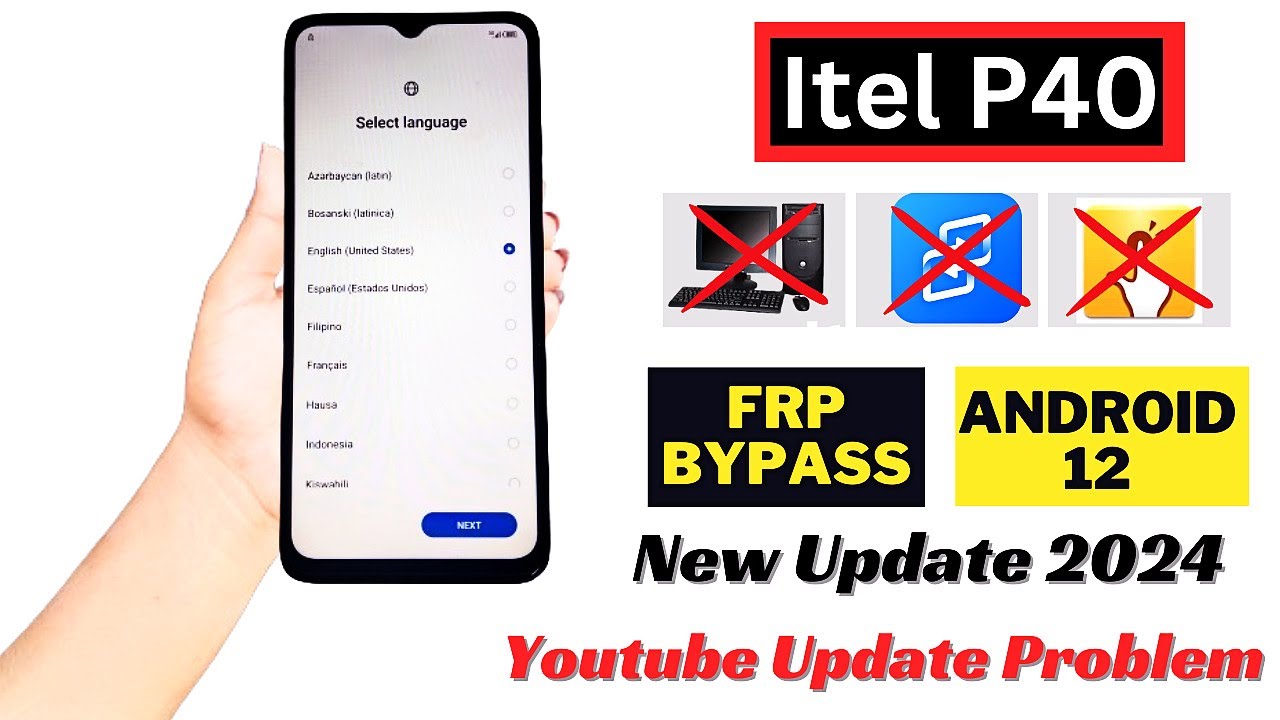 Itel P40 FRP Bypass Android 12 🔥| Itel (P662L) Google Account Bypass Without Pc 100% Working Method