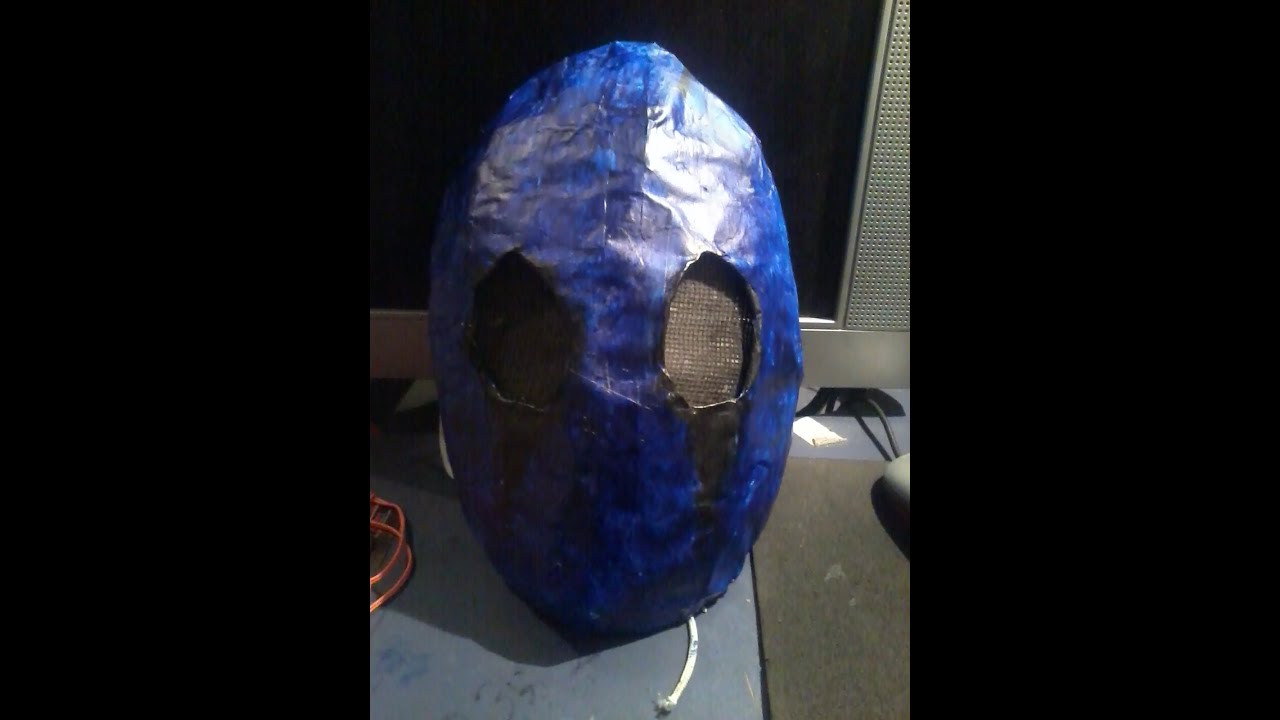 How to make Eyeless Jack mask/Como hacer la mascara de Eyeless Jack/Creepypasta