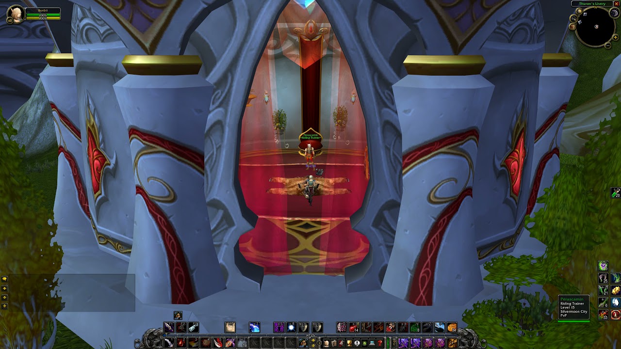 Blood Elf Riding Trainer Location, WoW TBC