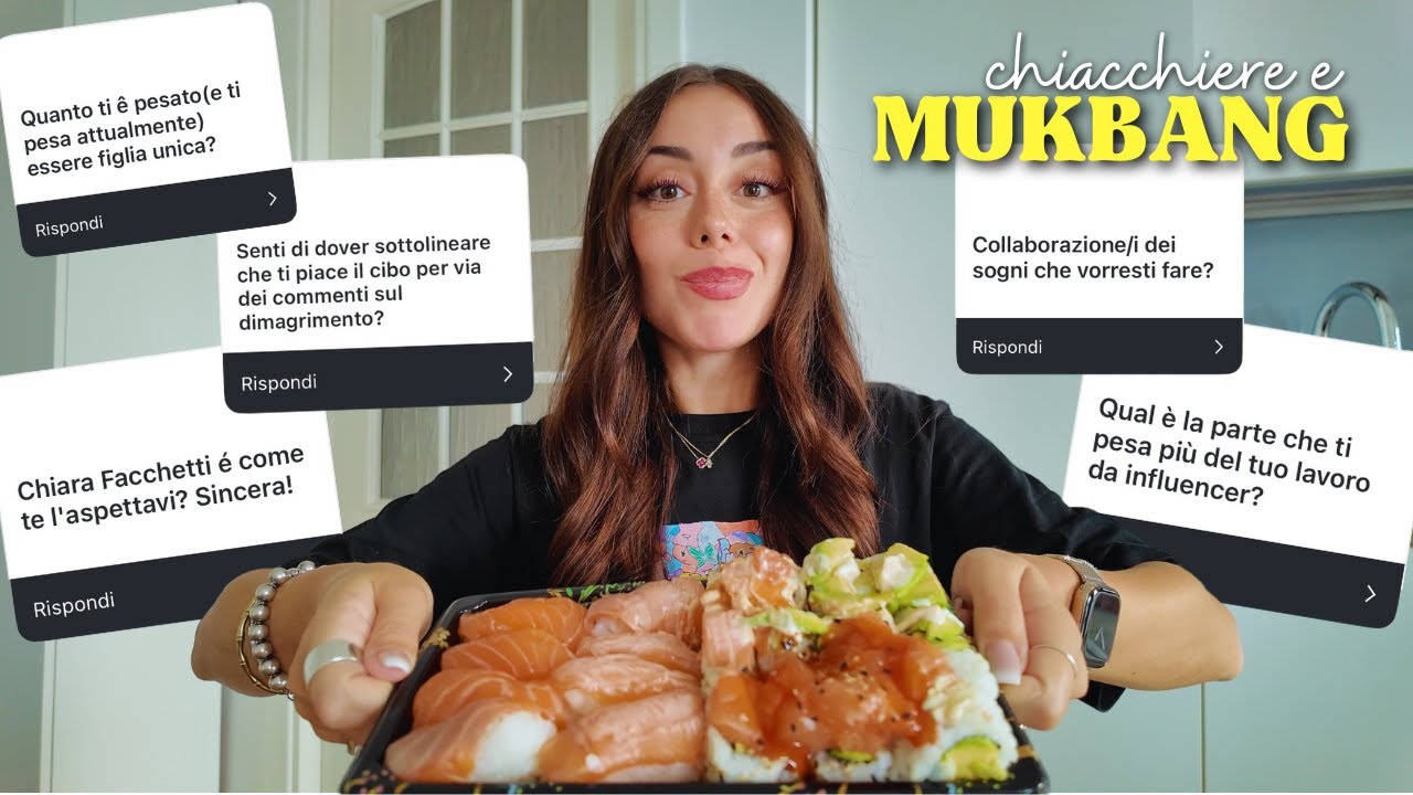 pranziamo insieme? 🍣 | sushi mukbang