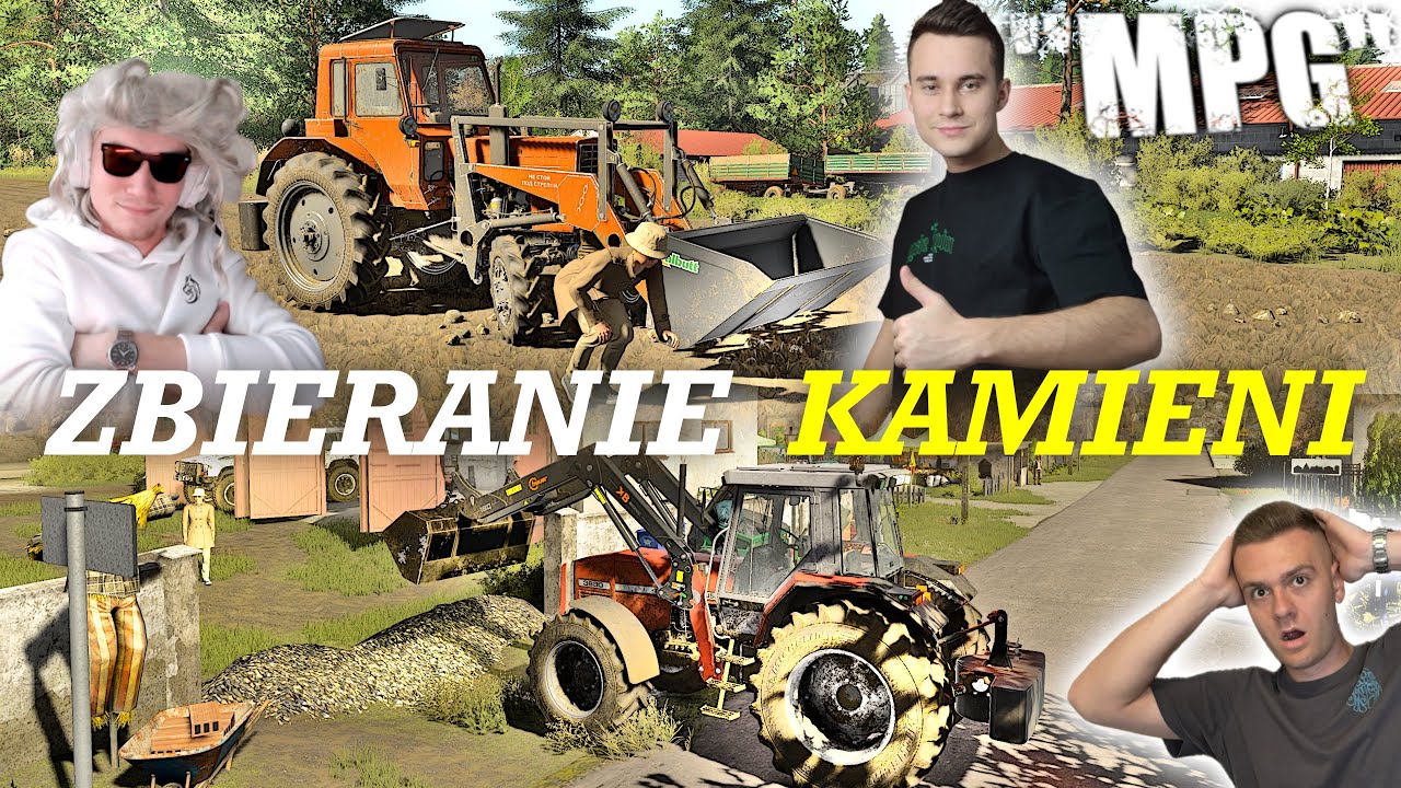RĘCZNE ZBIERANIE KAMIENI 🤨 TO NIE DLA NAS? 🤣 DZIEJUŚ ZASYPAŁ WJAZD JANINIE 🔵 