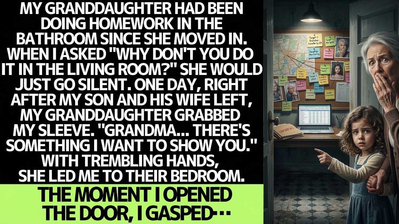 My granddaughter showed me their bedroom    I gasped