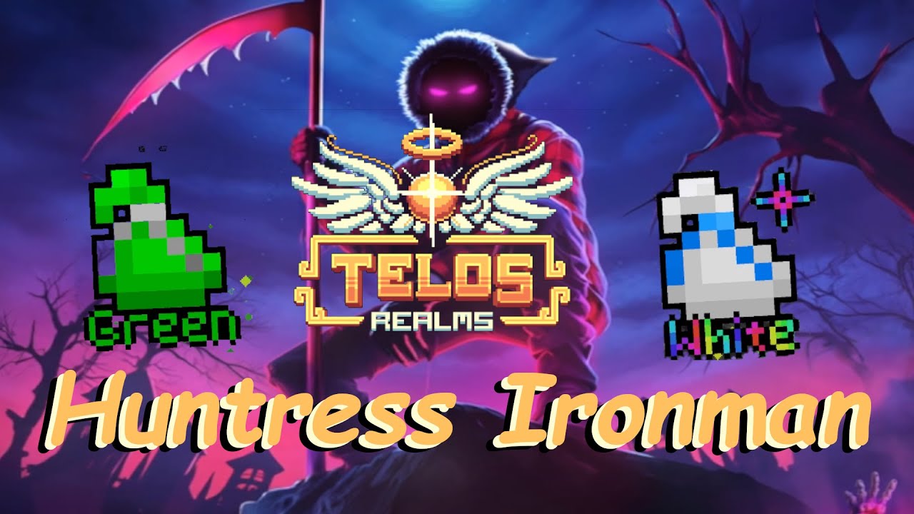 ROTMG in Minecraft | Telos Realms | Huntress Ironman!