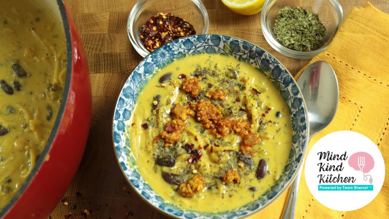 Beans and Noodle Soup - Mind Kind Kitchen