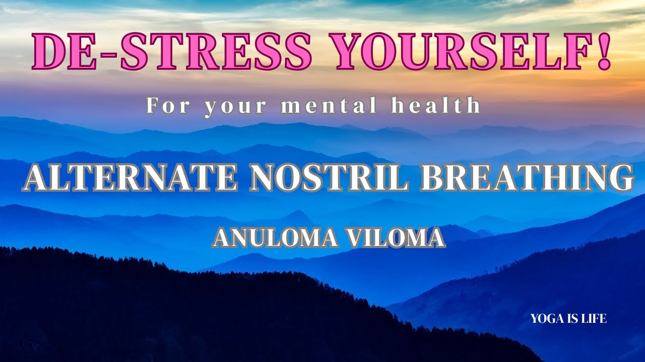 De-stress yourself for your mental health 