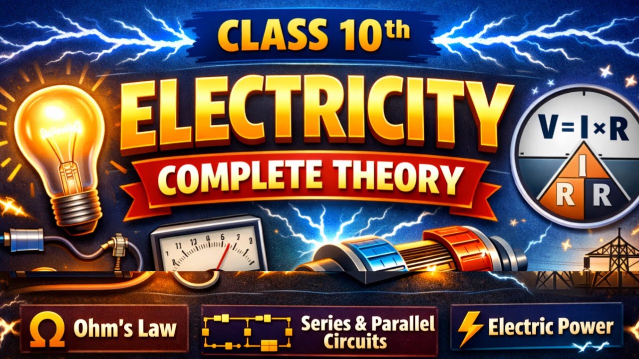 Electricity chapter animated full complete chapter theory