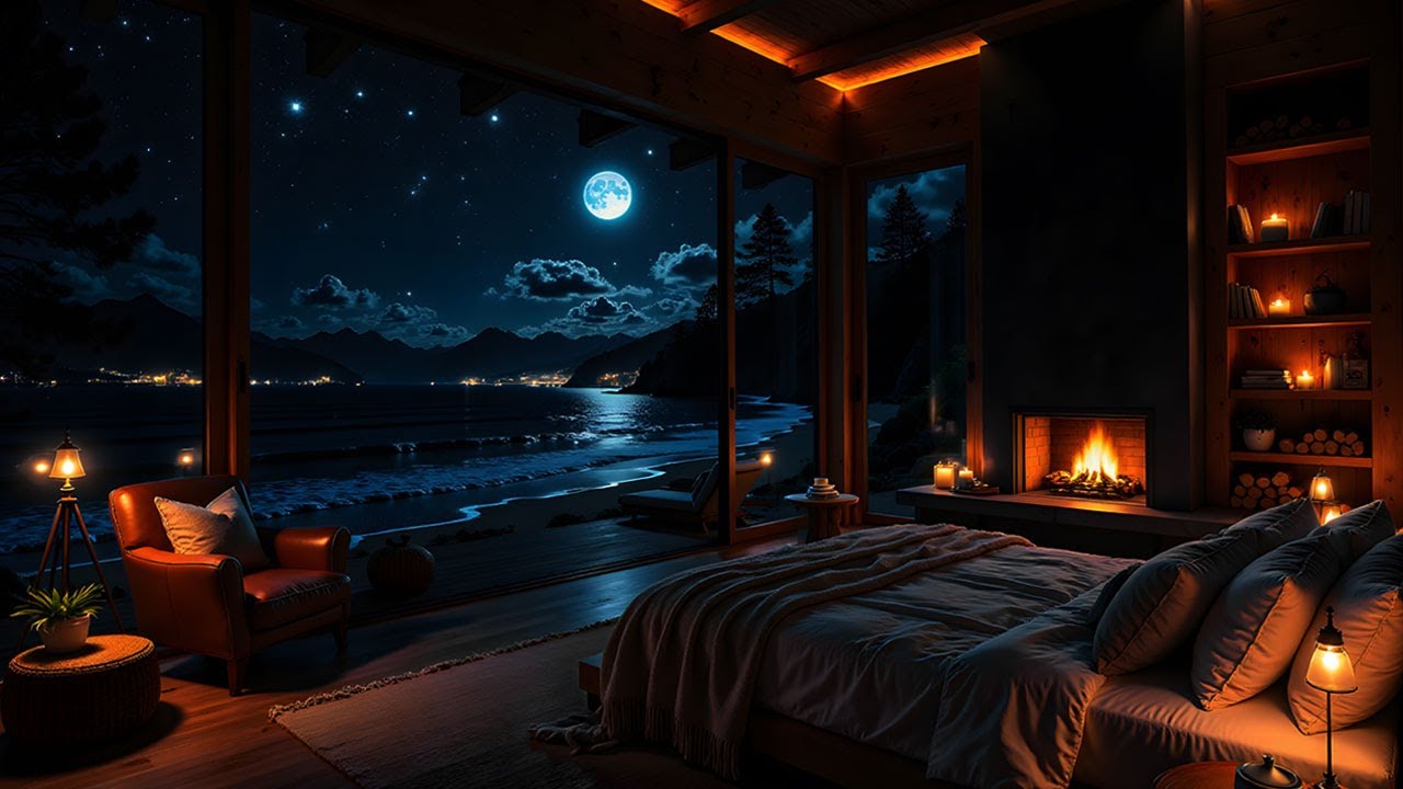 Gentle Sleep Sounds • Reduce stress, anxiety and depression • Soothing Sleep Music With Night Sea