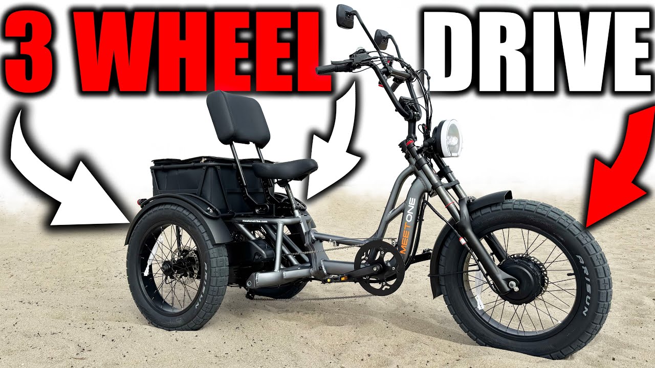 This Dual Motor Electric TRIKE is a MONSTER - MeetOne Tour Review