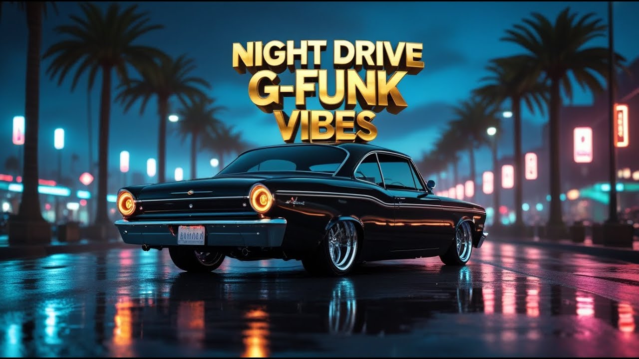 Smooth G-Funk Night Drive 🌴 Relaxing West Coast Atmosphere