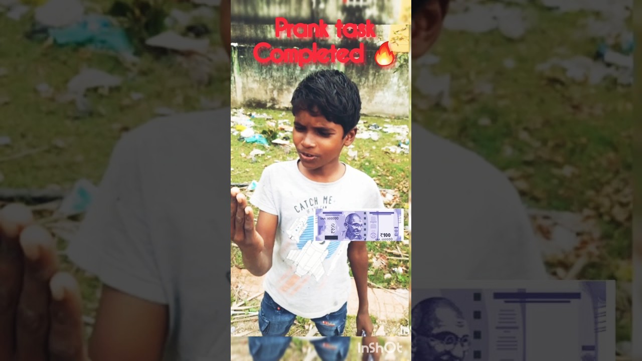 100₹ rupees prank complete 