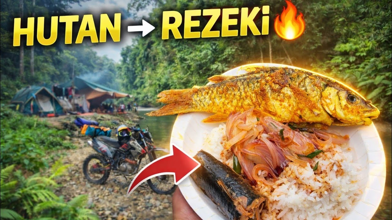 PENGEMBARAAN BELANTARA | RIDE, CAMPING & FISHING | Trip Jejak Caster 11.0 | KLX150 Motocross 