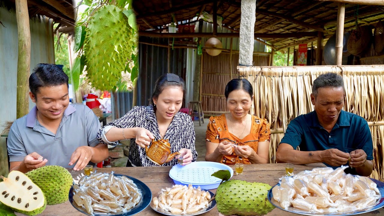 Mứt Mãng Cầu | Cách Làm Mứt Mãng Cầu Ngon Dẻo Không Dính Chuẩn Vị Mứt Tết Miền Tây | KBMQ
