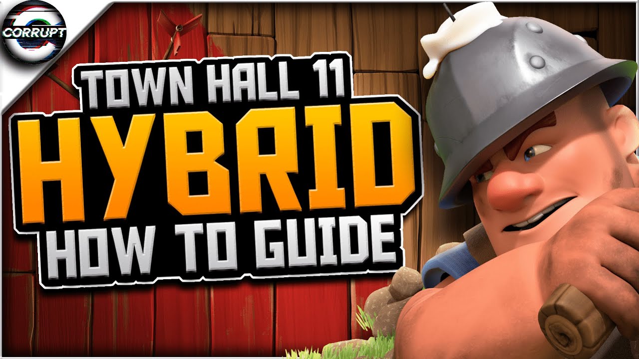 TH11 Miner Hog Hybrid - FULL Breakdown Guide | Make Hybrid Easy | Clash of Clans