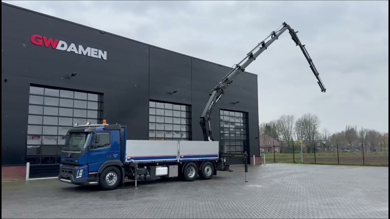 Volvo FMX 420 Hiab 288 -5 HiPro + fly jib 70X 3